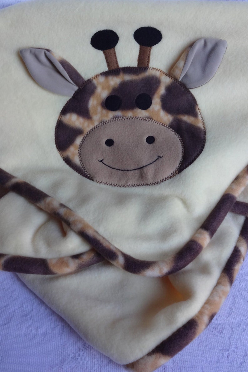 Giraffe Infant Blanket Baby Animal Fleece Blanket Newborn ...