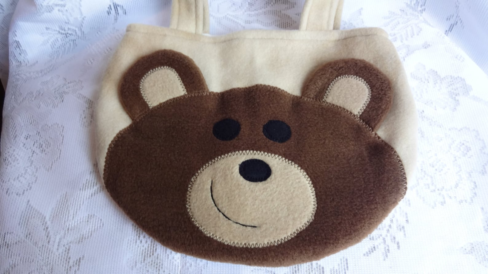 Teddy Bear Purse, Brown Bear Bag, Toddler Girl Children Purse, Kids