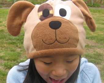 Puppy Dog Fleece Hat - Baby Toddler Children Adult Animal Fleece Hat/Beanie, Baby Infant Toddler Puppy Dog Hat, Animal Hat, Adult Animal Hat