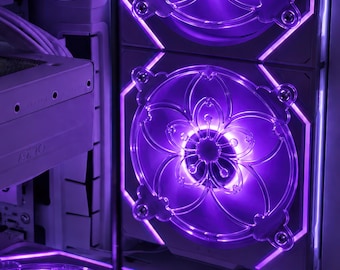 Clear Acrylic PC Fan Cover, PC Case Mod, Custom pc Décor, PC fan grills (covers, shrouds), 120mm 140mm