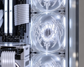 Clear Acrylic Fan Cover, Gothic Fan Grill, PC fan grills (covers, shrouds), 120mm 140mm