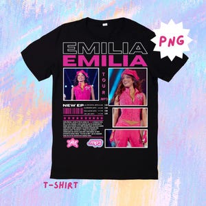 Emilia Mernes PNG Design / Emilia Mernes / DTF PNG Design / dtg / T-shirt Sublimation Design / Emilia mp3 / Emilia Mp3 / MP3