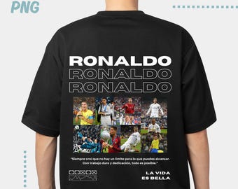 4 Cristiano Designs / Cristiano Ronaldo / PNG DTF / DTG Design / Sublimation Jersey Design / Football / Instant Download / CR7