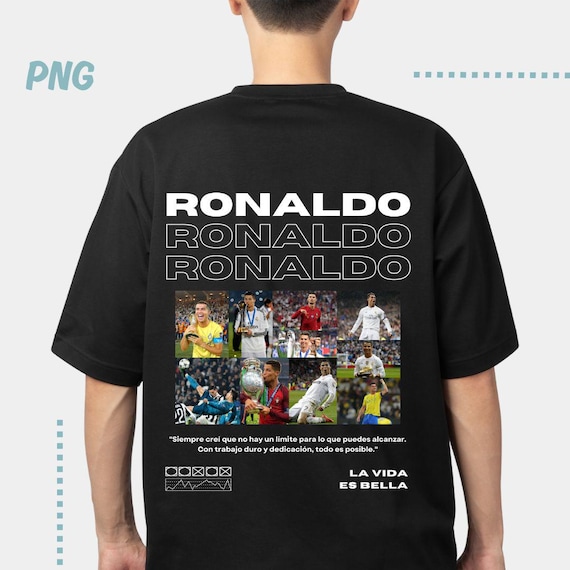 4 Diseños de Cristiano / Cristiano Ronaldo / Diseño PNG DTF / DTG / Diseño de sublimación de camisetas / Fútbol / Descarga instantánea / CR7