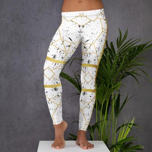 Women’s sportswear, Yoga leggings, Workout gear, Running tights, Comfortable stretch, High-rise support, Stylish fit, Nature inspired
