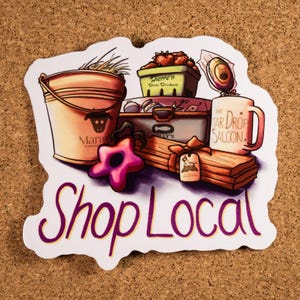 Shop Local Stardew Valley Sticker