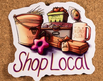 Adesivo "Acquista locale Stardew Valley"