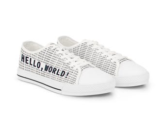 Tech Geek-sneakers, coderschoenen, volledige omhullende print