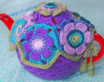 Crochet Teapot Cozy crochet pattern Detailed Tutorial. Instant Download  Crochet pattern pdf