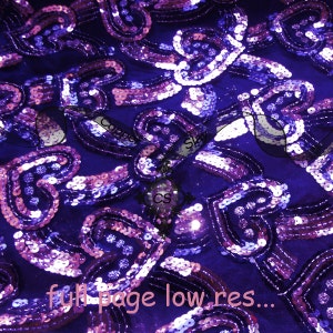 Sequin Hearts  Digital Paper Collection (Vivid)