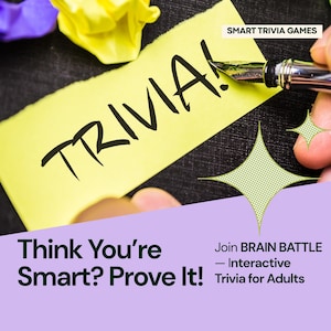 Interactive Trivia Game, Quiz Game, trivia questions and answers, Online Trivia Games, Trivia Quiz, Quiz game online, No PowerPoint Needed