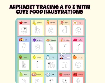 Tracing Worksheets, Tracing ABC, Alphabet Tracing letters, Kindergarten Alphabet Tracing Pages - Lower Case Letters, Handwriting Practice