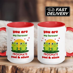 Aangepaste paarmokken, bijpassende mokken, jubileummok, uniek cadeau voor koppels, paarkop, gepersonaliseerde paarmok, mok leuk stel, mok leuk stel