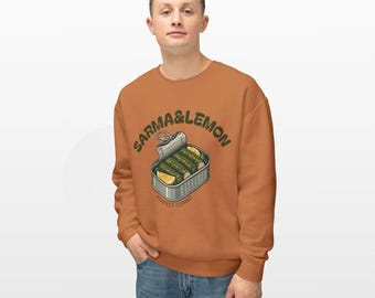 Sweat Sarma & Lemon - Pull ras du cou pour gourmets
