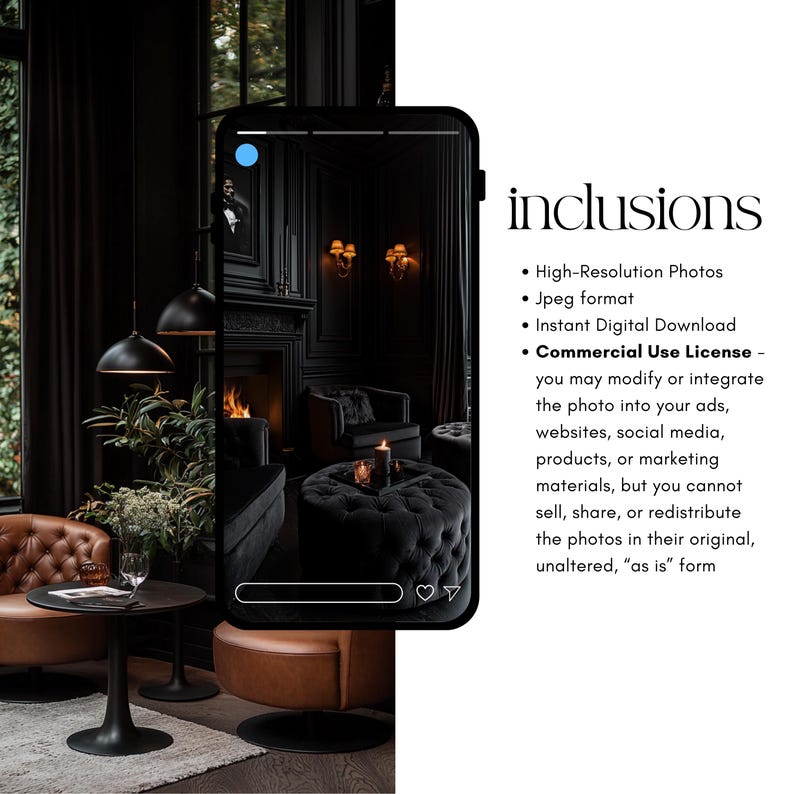 Old Money Aesthetic Photos for Digital Marketing, AI Generated Photo Stock Images, Volume 1, Dark Luxury Elegant Lifestyle image 3