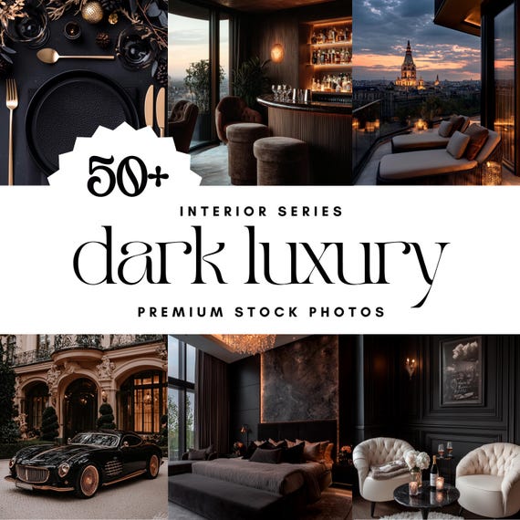 Old Money Aesthetic Photos for Digital Marketing, AI Generated Photo Stock Images, Volume 1, Dark Luxury Elegant Lifestyle
