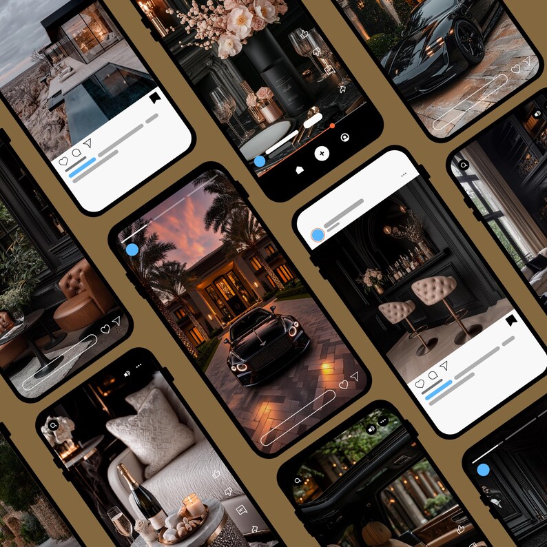 Old Money Aesthetic Photos for Digital Marketing, AI Generated Photo Stock Images, Volume 1, Dark Luxury Elegant Lifestyle image 2