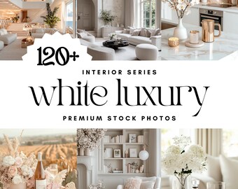 Old Money White Aesthetic Stock Photos | Luxury Women Images for Digital Marketing (Instant Download)