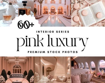 Old Money Luxe Stock Images | Pink Aesthetic Faceless Photos for Digital Marketing | High-Quality Visuals