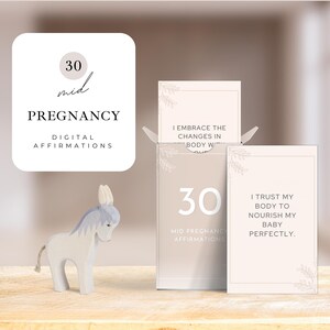 Cartes imprimables d'affirmation de grossesse, citations positives de naissance, autonomiser les femmes enceintes, téléchargement numérique, cadeau unique pour les femmes enceintes