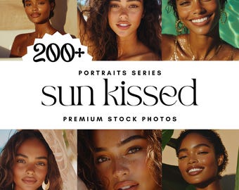 200+ Sun Kissed Portrait Stock Photos: Warm Lighting (Commercial Use) (Digital Download)