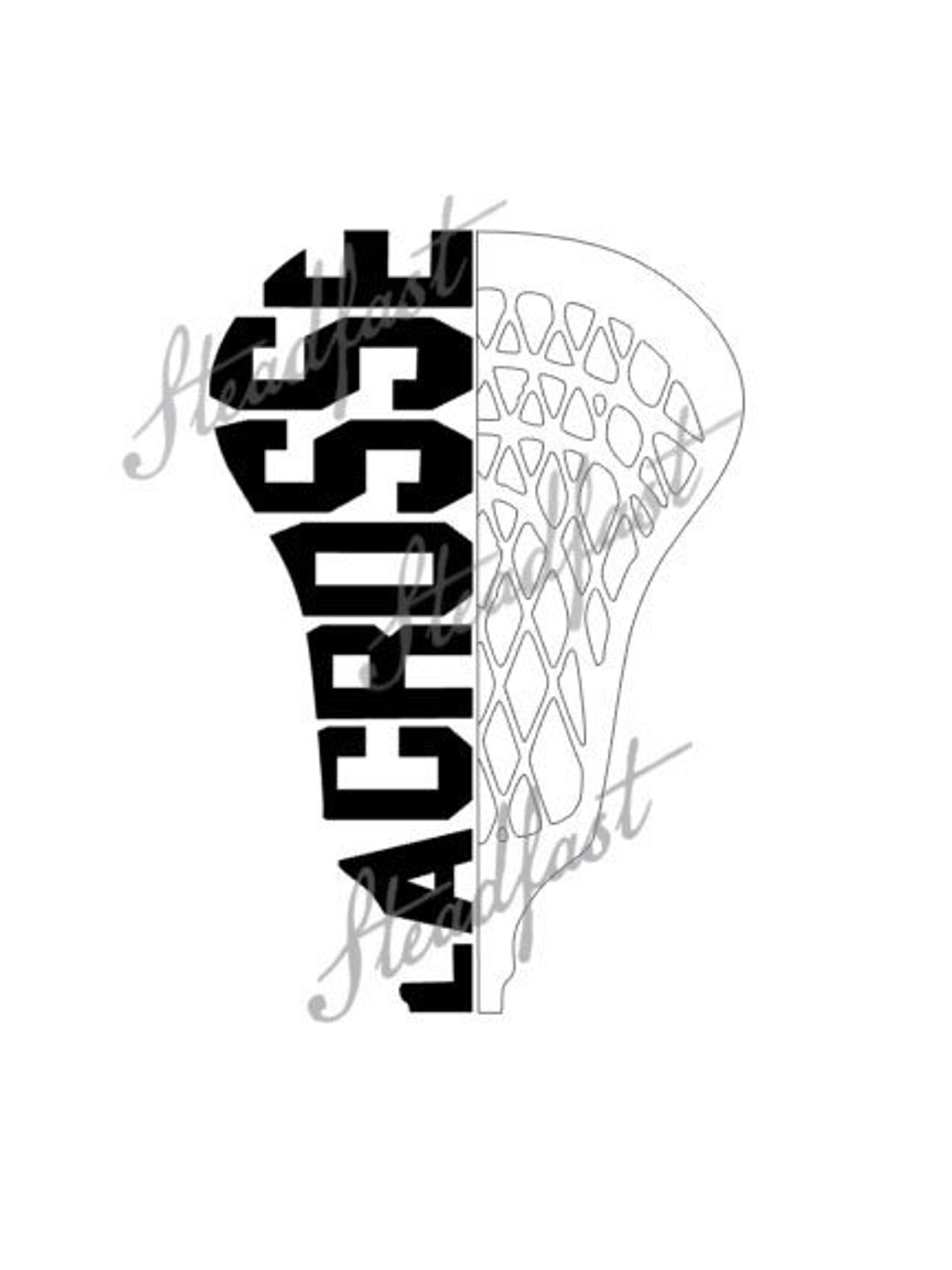 Lacrosse Head Decal Etsy