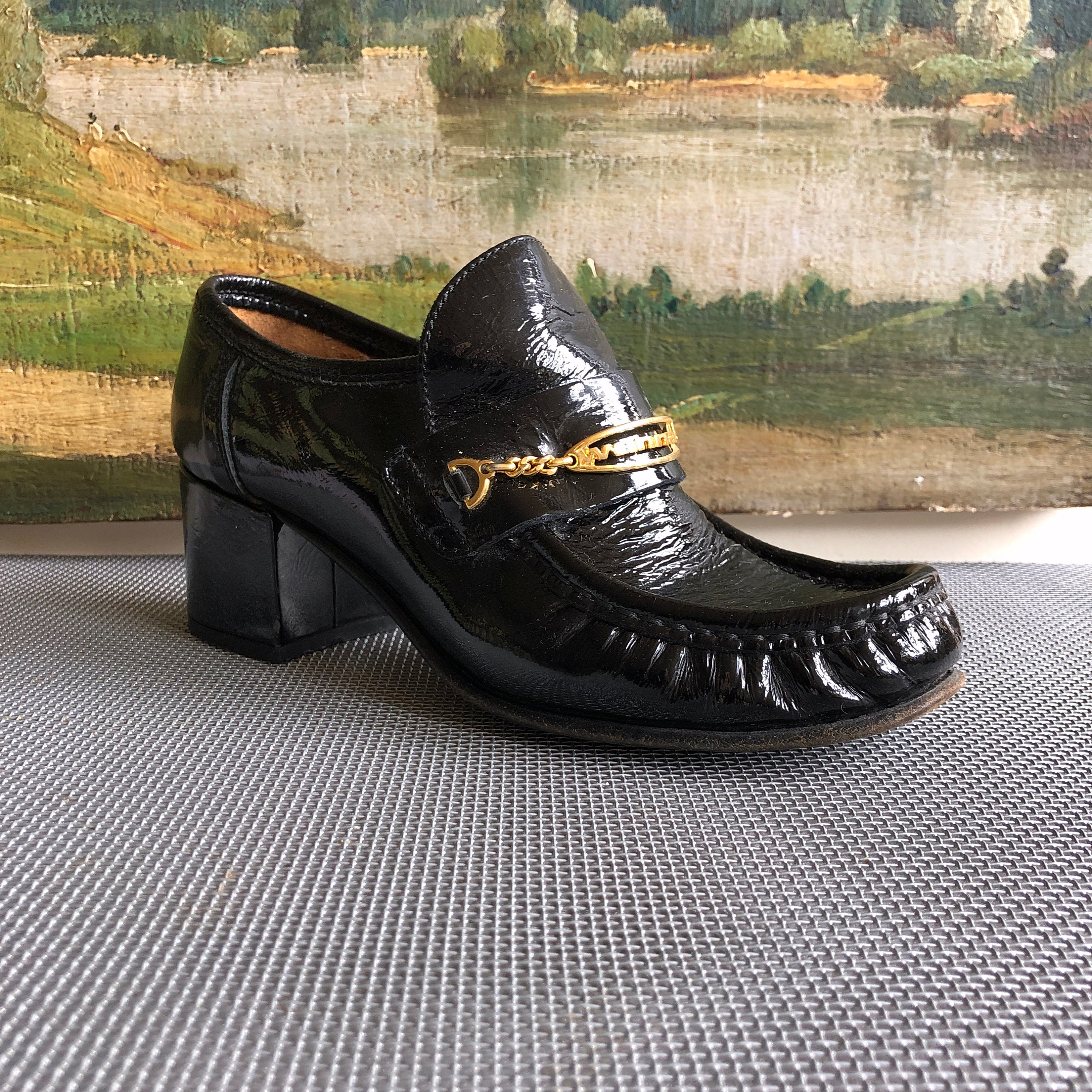 Vintage Patrick Cox Wannabee Patent Leather Heels / Sz  /   Etsy