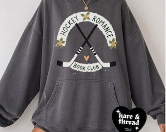 BookTok Hockey Romance Hoodie: Spicy Bookish Reader Gift | I love hockey players