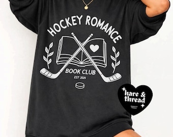 Uwielbiam Hokejowców | Bluza z kapturem BookTok Hockey Romance: Prezent dla Czytelnika Klubu Książki