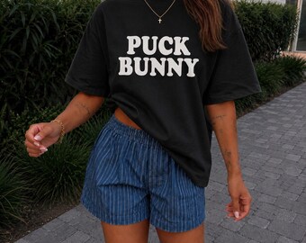I love Hockey Players Tee | Puck Bunny Tee | Booktok t-shirt | sports romance top
