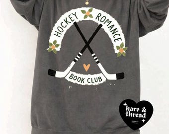BookTok Hockey Romance Sweatshirt: Book Club Reader Gift