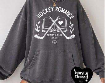 Hockey Romance Book Club Hoodie - Spicy Bookish Reader Gift