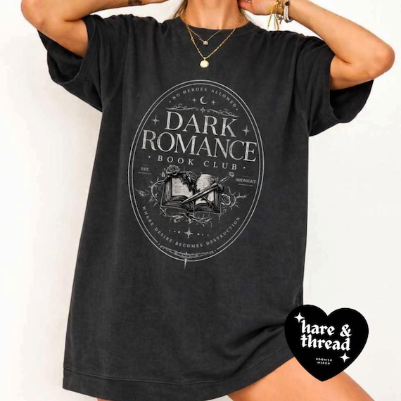 Dark Romance Book Club Tee | Dark Academia Reader Gift | Morally Grey Book Club Merch | Fantasy Romance Smut Shirt | Aesthetic Book Lover