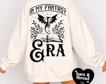 Fantasy Era Dragon Sweatshirt: BookTok Reader Gift
