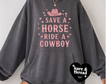 Cowboy Lover Hoodie | Dark Romance Bookish Sweater | Morally Grey Reader Apparel