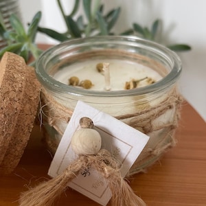 Reyelo candle with organic essential oils (well-being)