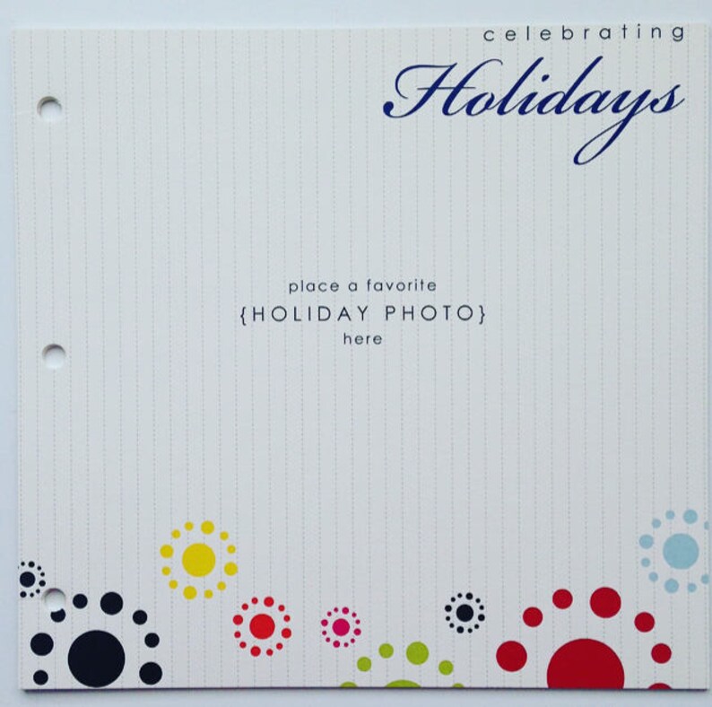 Celebrating Holidays Pack // Baby Book Additional Page Pack image 3