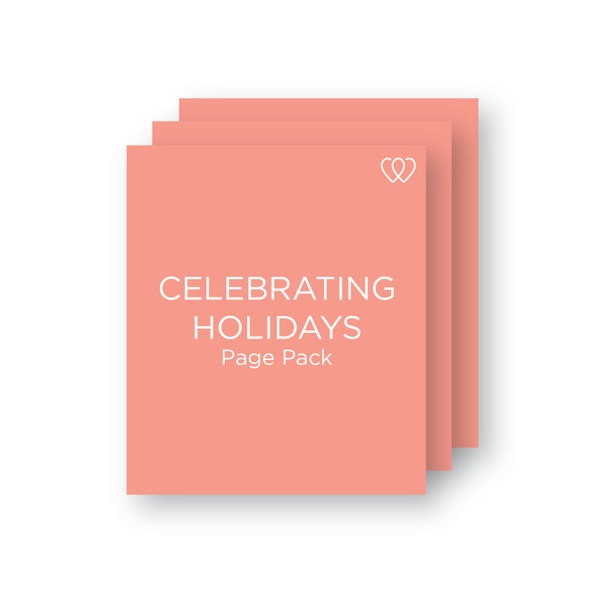 Celebrating Holidays Pack // Baby Book Additional Page Pack