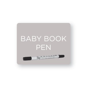 The Perfect Pen for Your Baby Memory Book