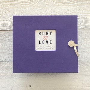 Solid Purple | BABY BOOK