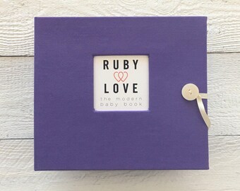 Solid Purple | BABY BOOK