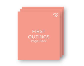 1st Outings | Additional Baby Book Page Pack