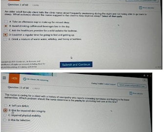 Capturas de pantalla de NGN de Fundamentos de HESI RN: Última actualización
