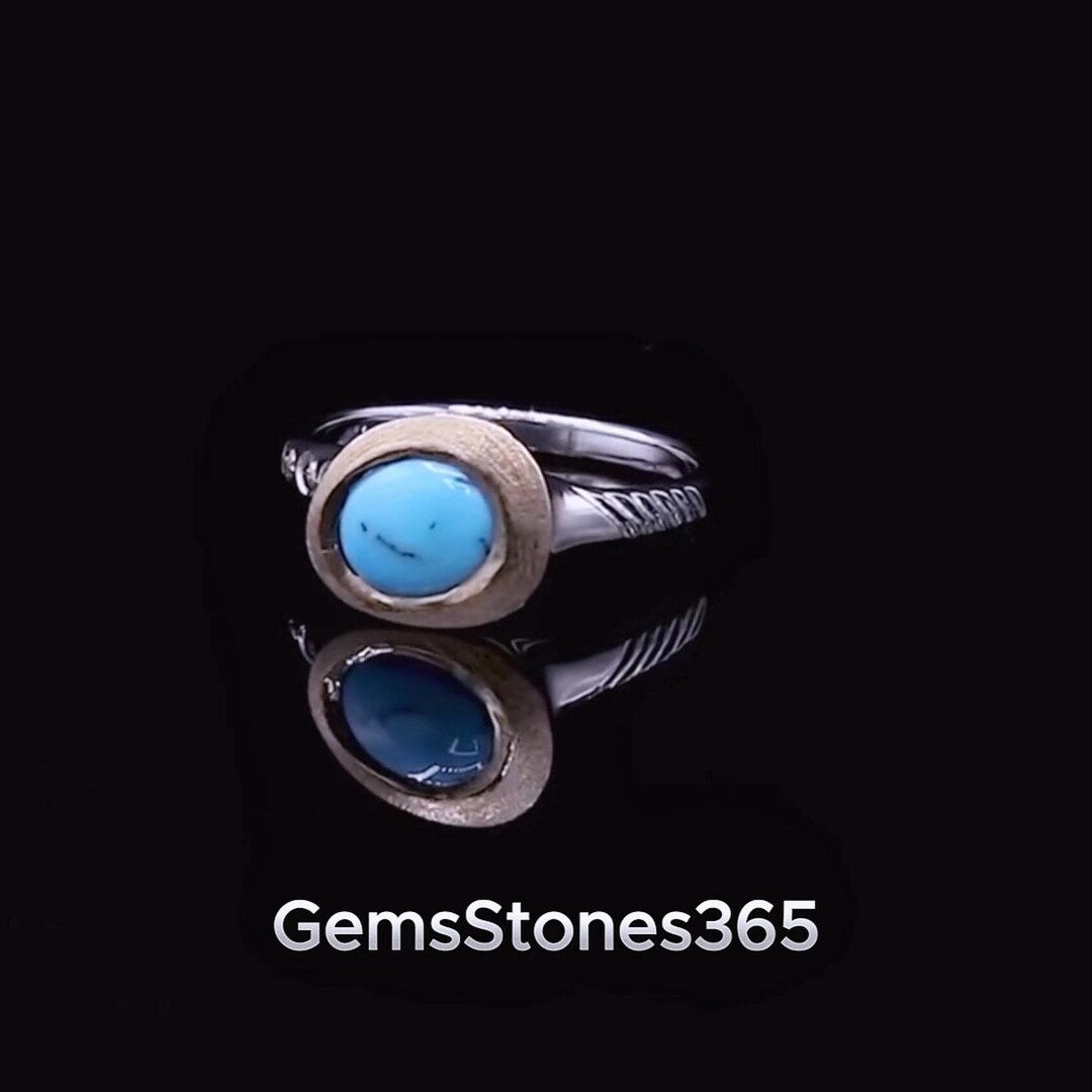 Beautiful Neeshapuri Feroza Ring for Ladies Sterling Silver 925 Ring ...