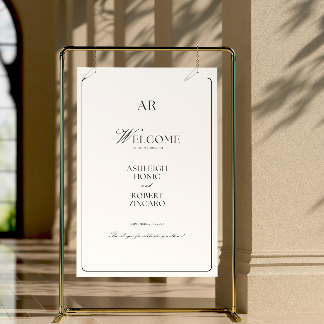 Chic Wedding Welcome Sign - Etsy