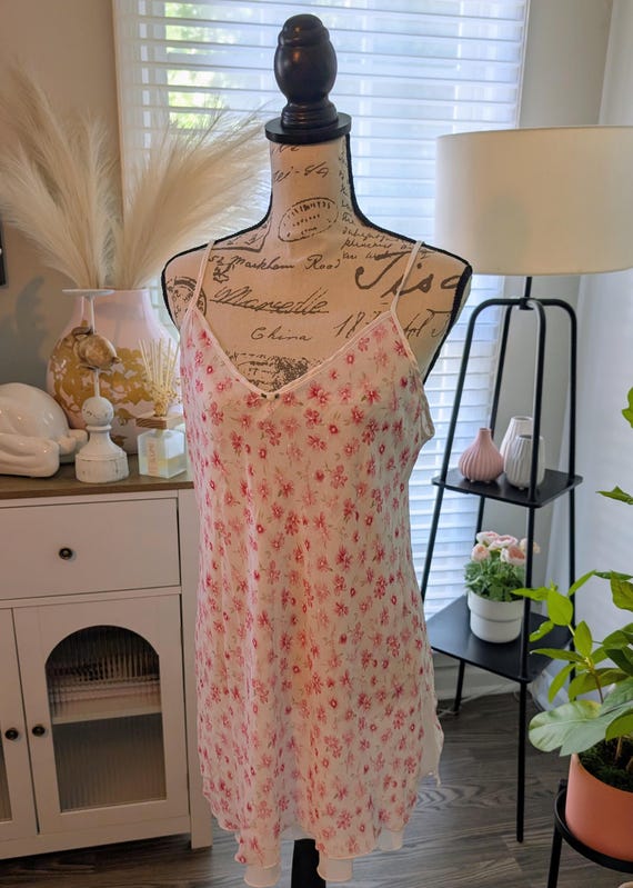 Vintage Expressions Nightgown and House Coat Set Floral