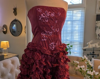 Vintage Betsey Johnson Tea Party corset dress Rare