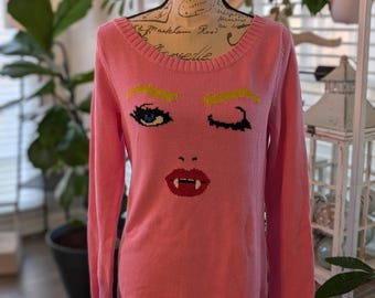 Betsey Johnson Marilyn Monroe Fang Vintage Sweater Dress