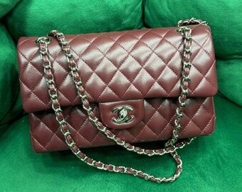 Invece arcadia Designer Patent Leather Seafoam Domed Satchel Handbag Shoulder Bag Designer Purse Italian italy Embossed Patent Block Print Etsy