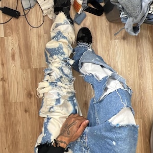 Custom Distressed Jeans